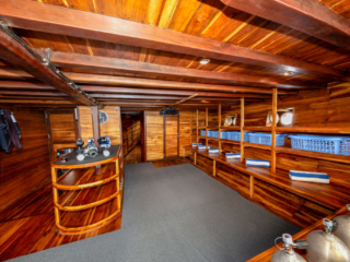 dive deck of Coralia Liveaboard