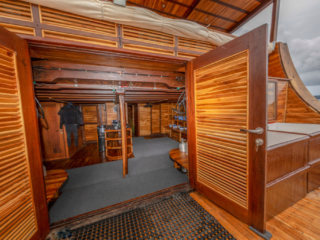 dive deck of Coralia Liveaboard