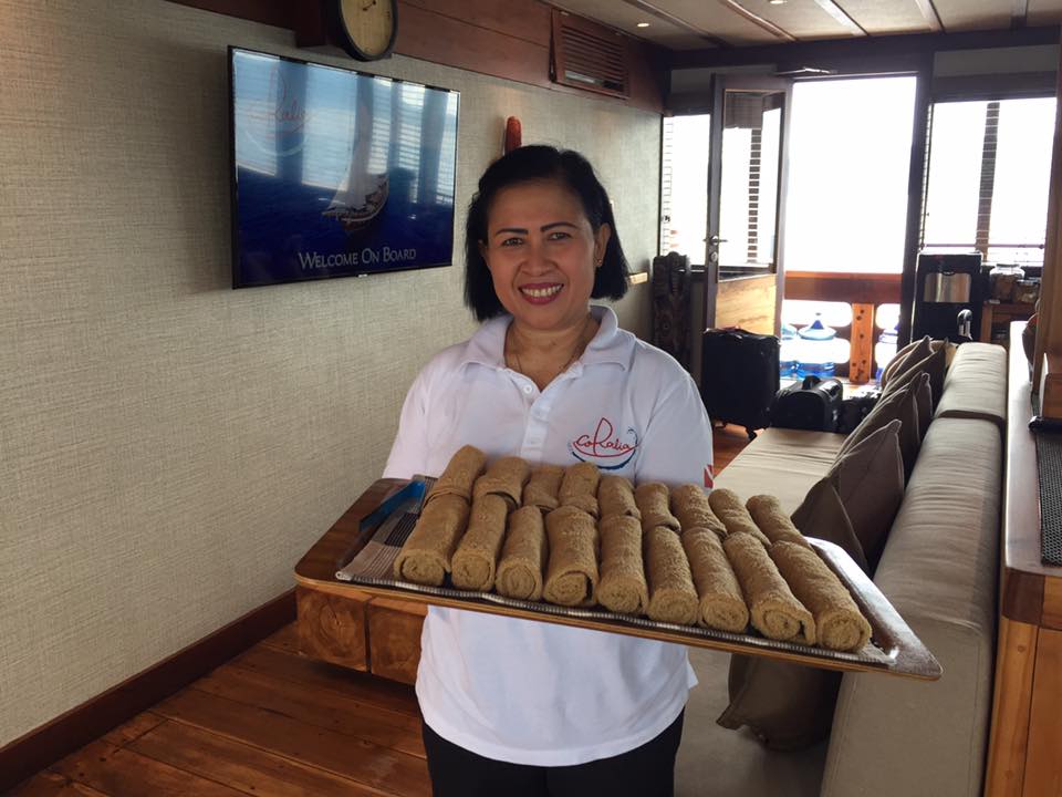 a member of our friendly service team on Coralia Liveaboard Indonesia