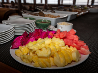 sample of our culinary buffet on Coralia Liveaboard Indonesia