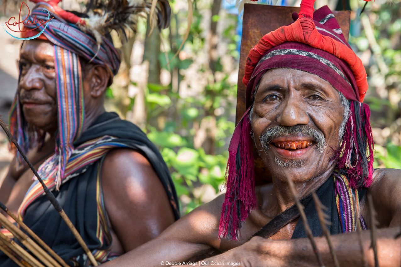 Abui tribe Chief in Alor with Coralia Liveaboard in Indonesia