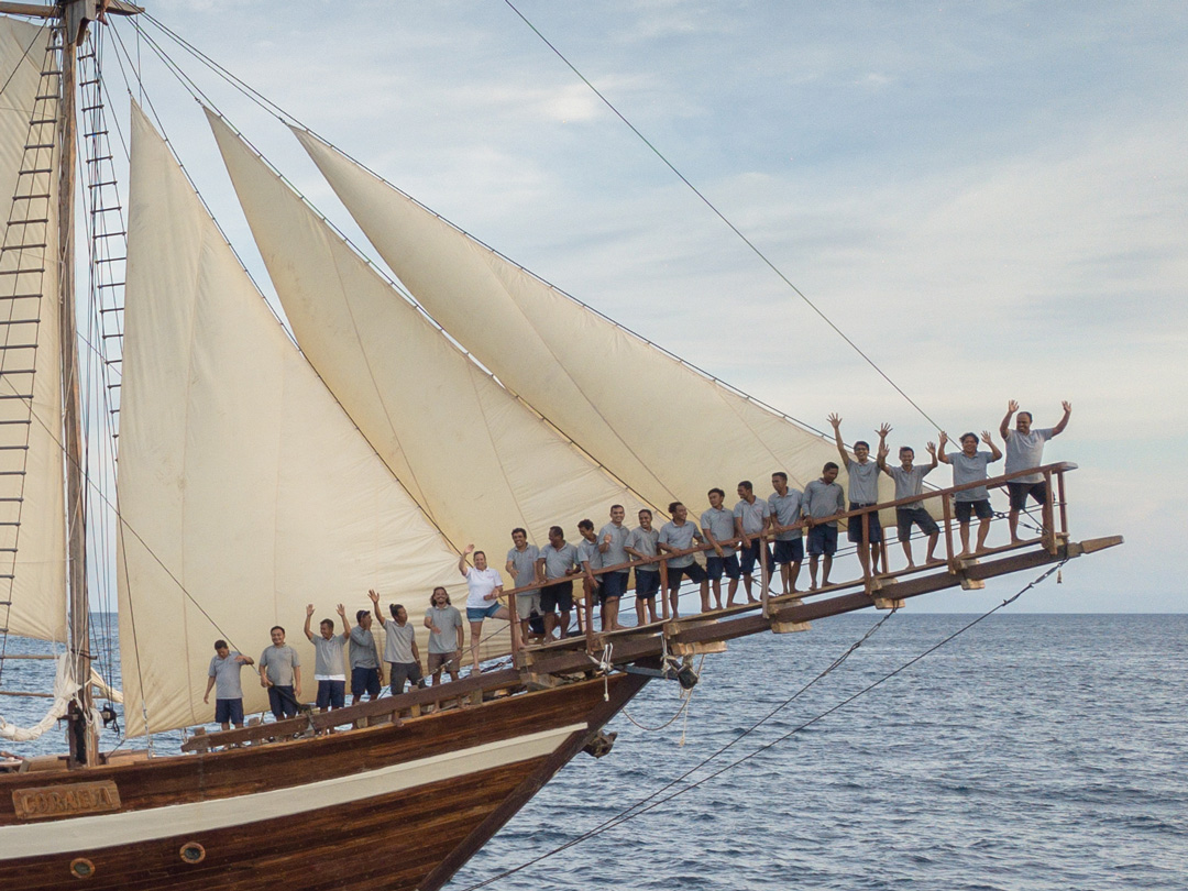 Coralia Liveaboard and her crew