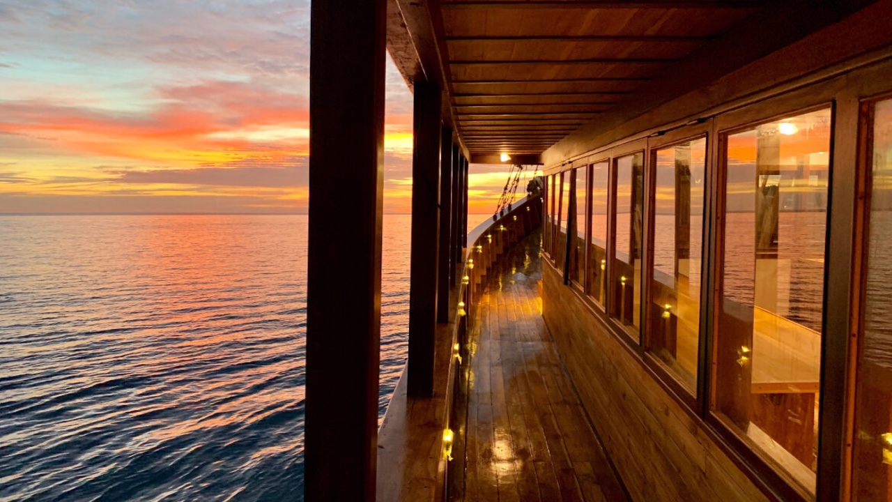 Coralia liveaboard main deck